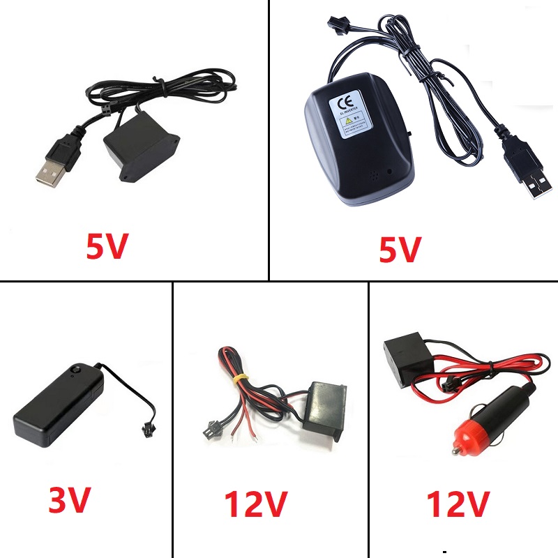 Led El Wire - Dc 12v el linha usb isqueiro