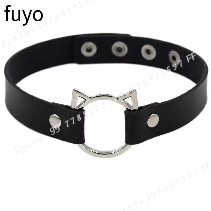 Colar Choker de Couro Punk Sex - Magnetic Clasp Cosplay avaliação e preço