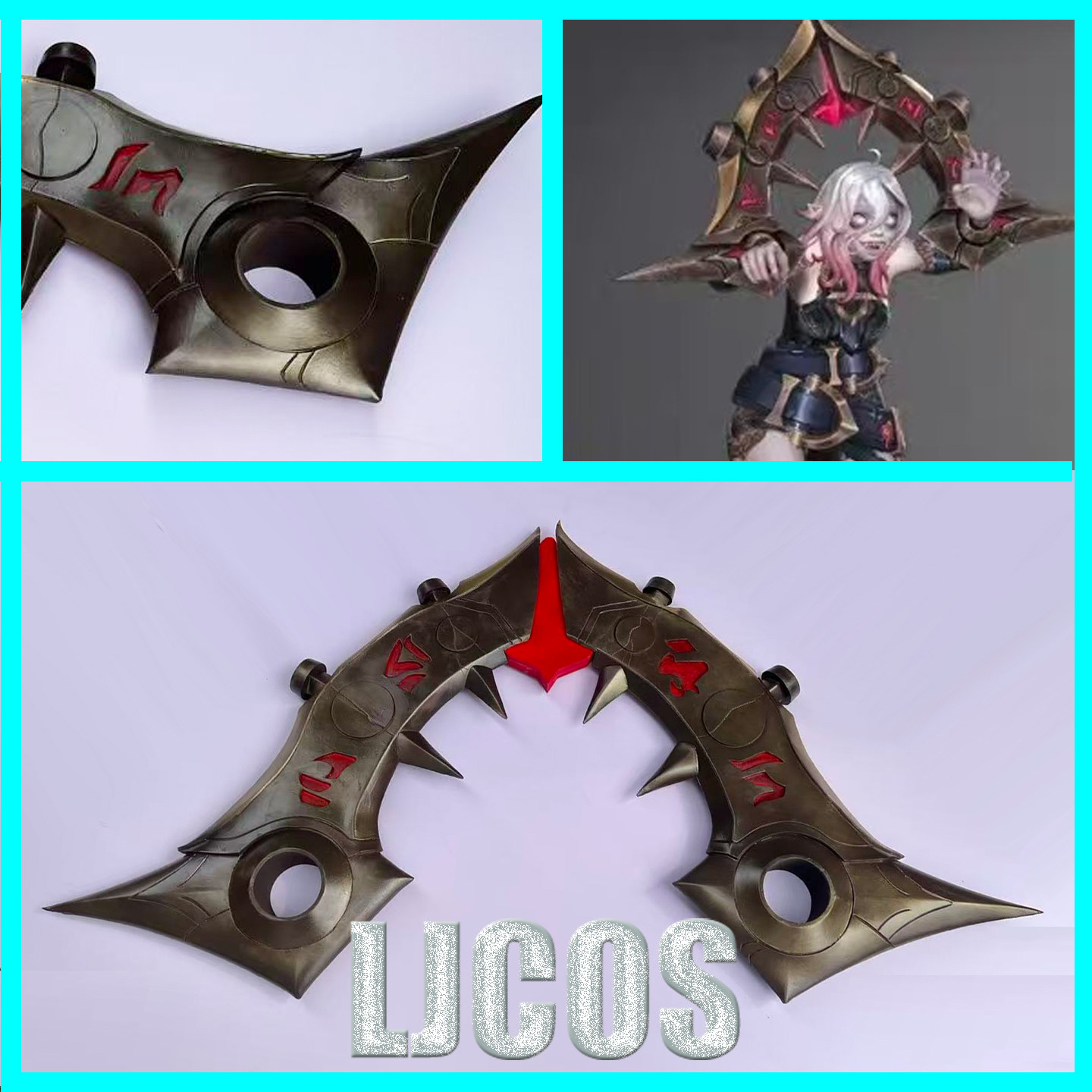 LOL Briar Shackles Acessórios  - Briar Cosplay Prop avaliação e preço