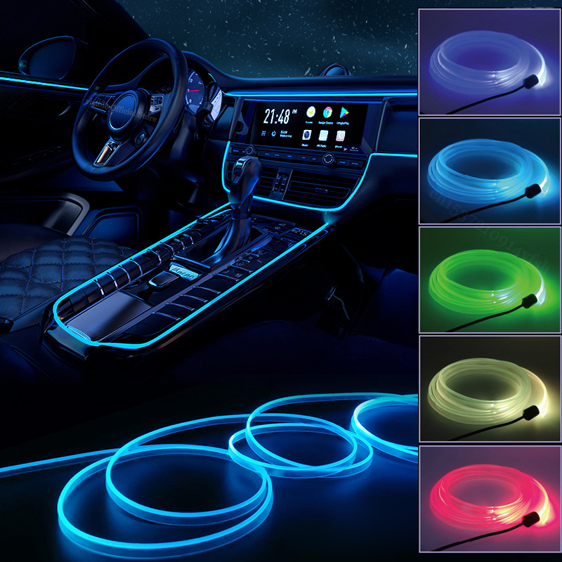 1m/3m/5m usb led luz ambiente  - Led El Wire avaliação e preço