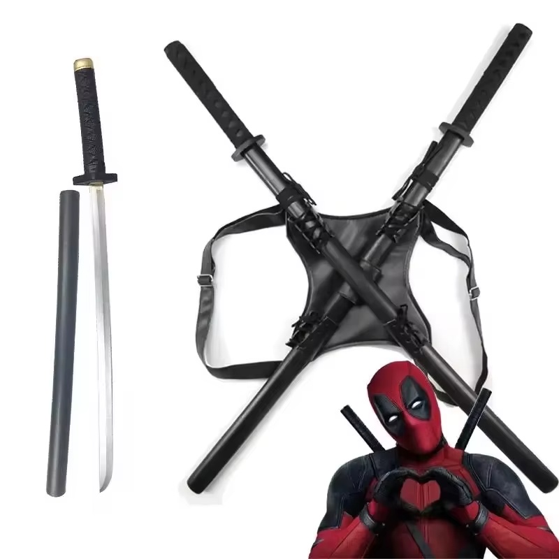 2025 novo 61cm deadpool katana - Cosplay Prop Dagger avaliação e preço