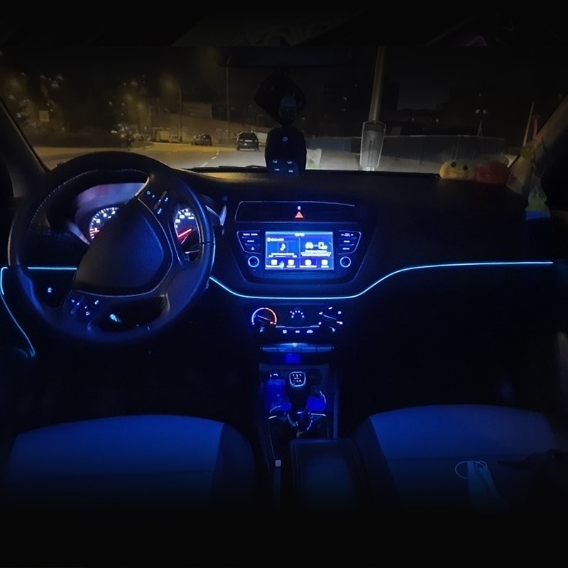 5m Car Interior Atmosfera Ilum - Led El Wire avaliação e preço