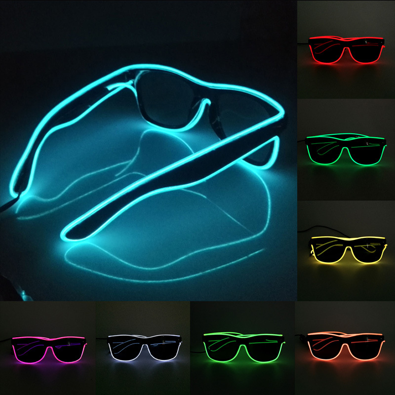 Piscando EL Wire LED Glasses,  - Led El Wire avaliação e preço