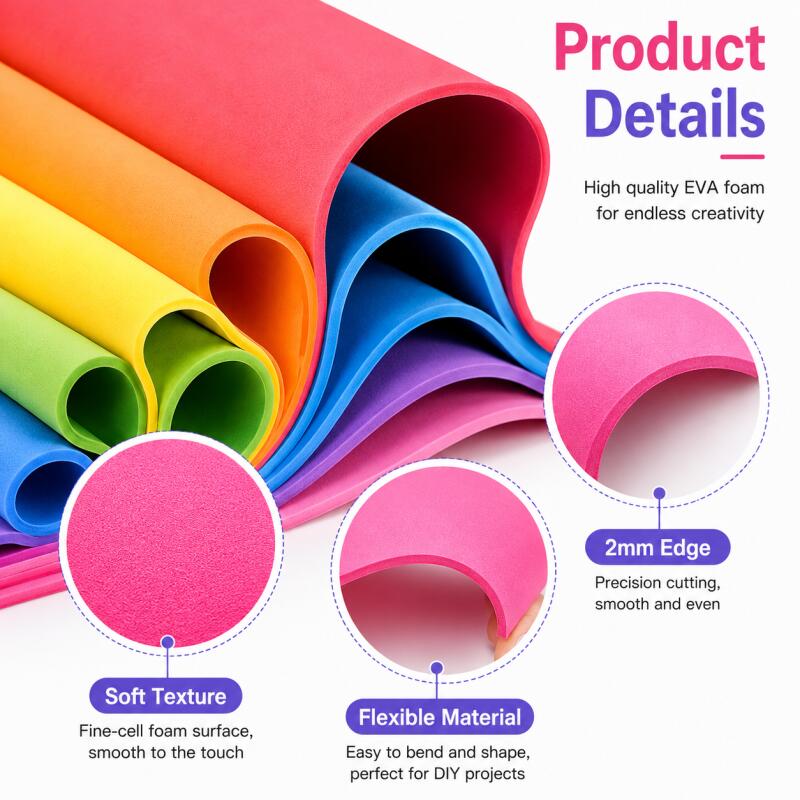 Folhas de Espuma EVA Coloridas - Cosplay Props Eva Foam avaliação e preço